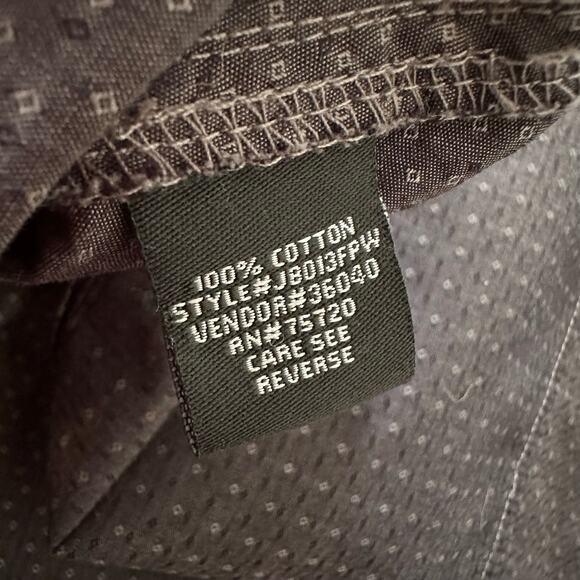 JB Holt the Truman gray button down shirt size XL Mens - Picture 6 of 9